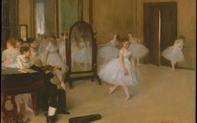 Postcard Story – The Dancing Class – Edgar Degas – 1870 – The Metropolitan Museum of Art