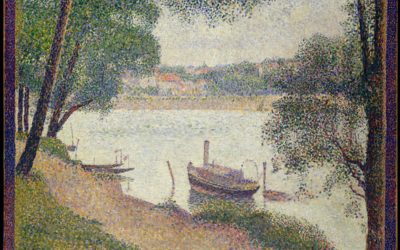 Postcard Story – Gray Weather, Grande Jatte – Georges Seurat – 1886-88 – The Metropolitan Museum of Art