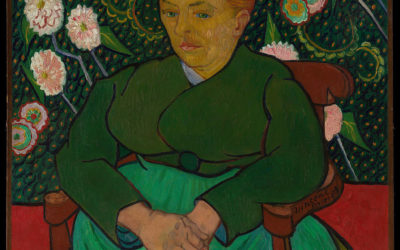 Postcard Stories – La Berceuse (Woman Rocking a Cradle; Augustine-Alix Pellicot Roulin  – Vincent van Gogh – 1889 – The Metropolitan Museum of Art
