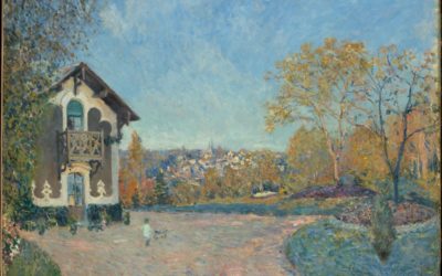 Postcard Story – View of Marly-Le-Roi from Couer-Volant – Alfred Sisley – 1876 – The Metropolitan Museum of Art