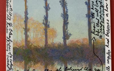 Postcard Story – The Four Trees – Claude Monet – 1891 – The Metropolitan Museum of Art