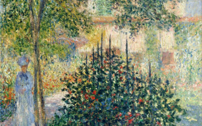 Postcard Stories – In the Garden at Argenteuil –Camille Monet – 1876 – The Metropolitan Museum of Art